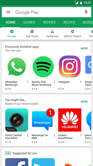 Select the Search bar