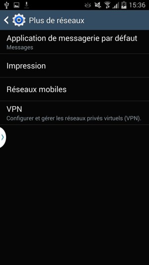 Sélectionnez Réseaux mobiles