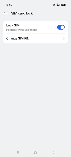 Select Change SIM PIN