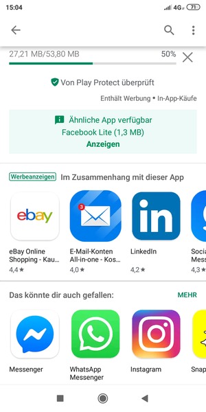 Warten Sie, bis der Installationsprozess  beendet ist