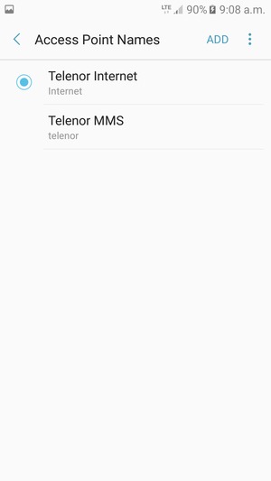 Select the Menu button
