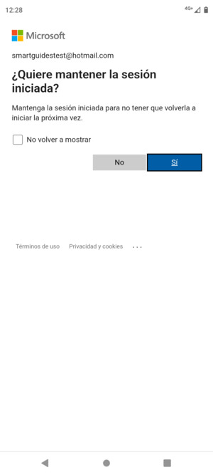 Seleccione la opción deseada