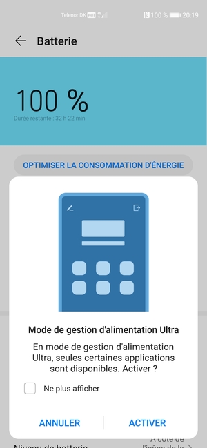 Sélectionnez ACTIVER