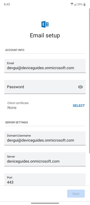 Enter your password