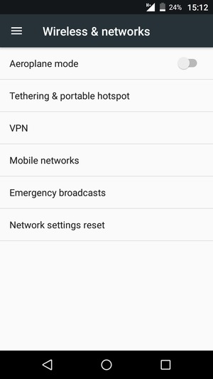 Select Tethering & portable hotspot