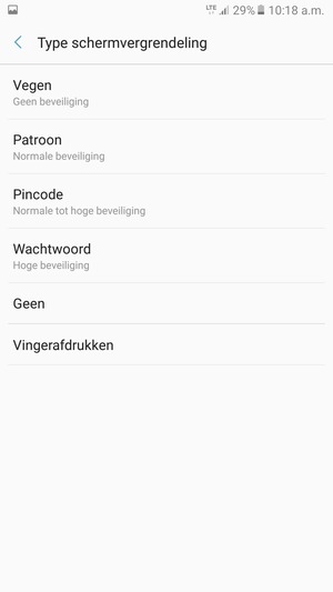 Selecteer Patroon