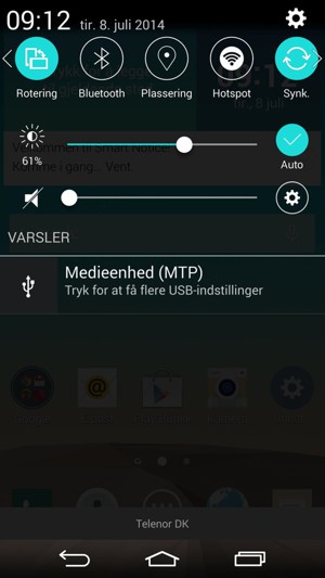Slå av Plassering