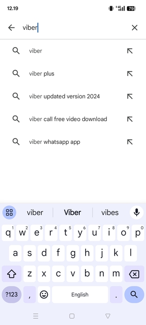Enter the app name and select Search