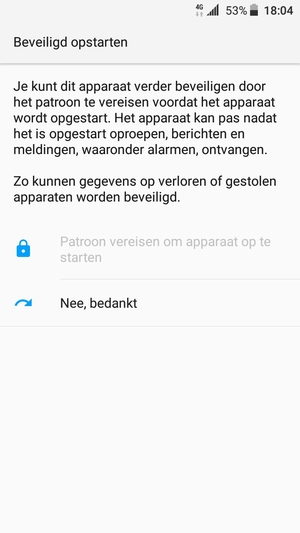 Selecteer uw voorkeursoptie