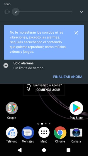 Presione una vez más para modo silencio