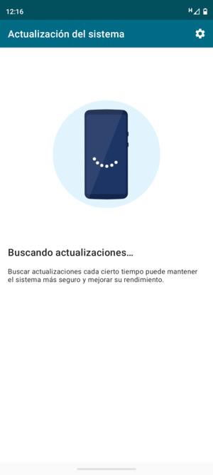 Espere a que la búsqueda termine