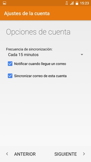 Seleccione SIGUIENTE