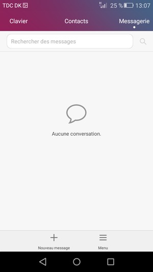 Sélectionnez Menu