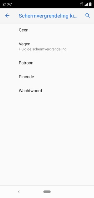 Selecteer Patroon