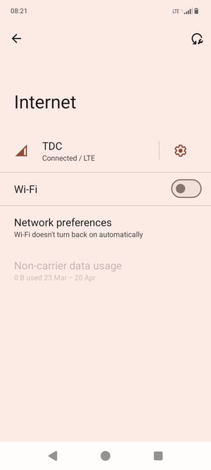 Turn Wi-Fi on