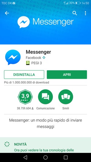 Seleziona APRI