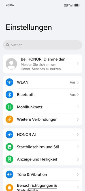 Wählen Sie WLAN