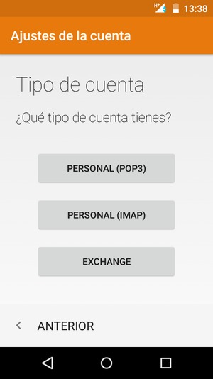 Seleccione EXCHANGE