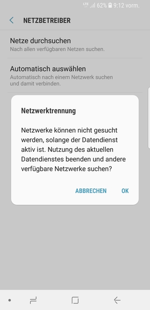 Wählen Sie OK