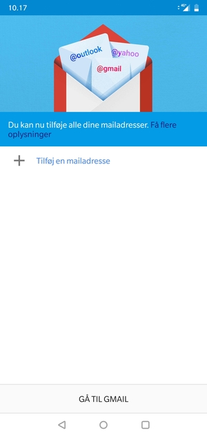 Vælg Tilføj en mailadresse
