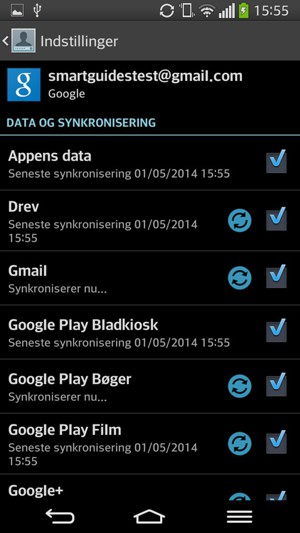 Dine kontakter fra Google vil nu blive synkroniseret til din telefon