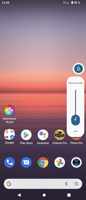 Pour modifier le profil sonore, sélectionnez Son