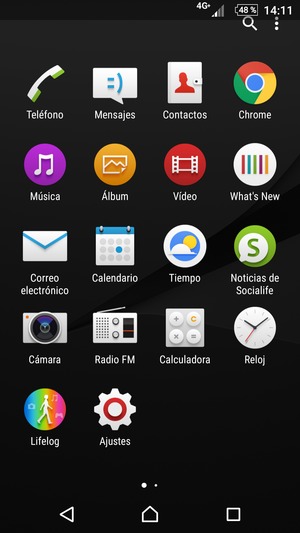 Seleccione Ajustes