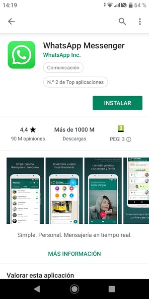 Seleccione INSTALAR