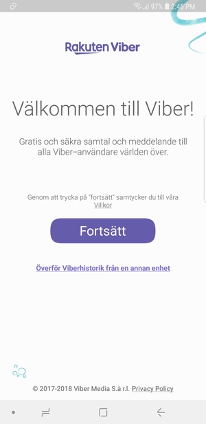 Din app är redo att användas