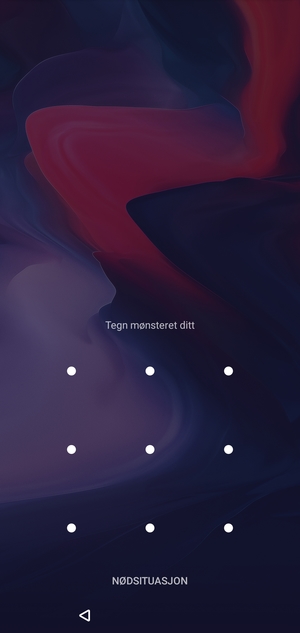 Telefonen din er nå sikret med en skjermlås