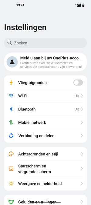 Selecteer Wi-Fi