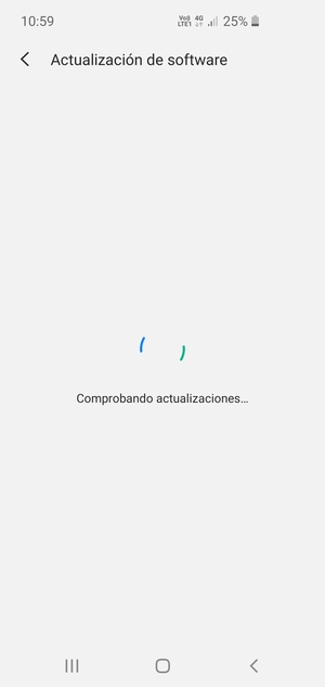 Espere a que la búsqueda termine