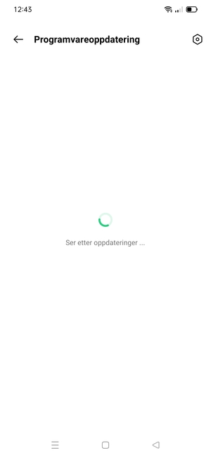 Vent til søket er ferdig
