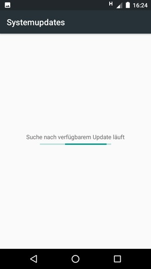 Warten Sie, bis die Suche abgeschlossen ist