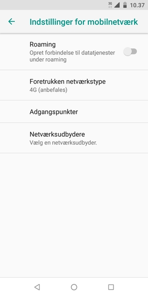 Vælg Adgangspunkter
