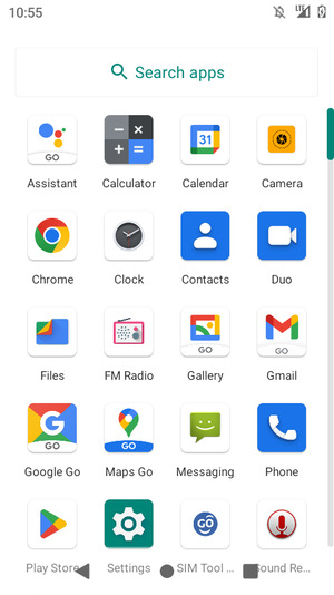 Select Settings