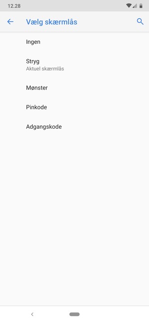 Vælg Mønster