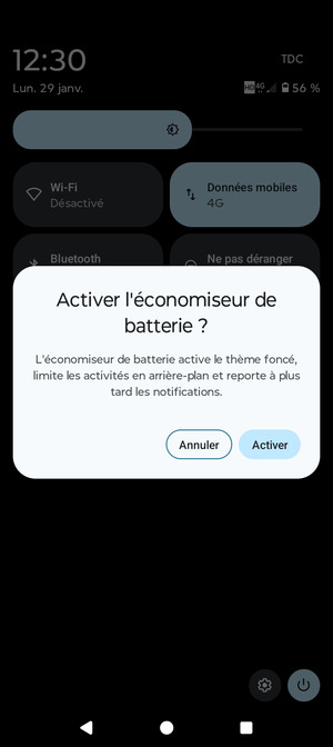 Sélectionnez Activer
