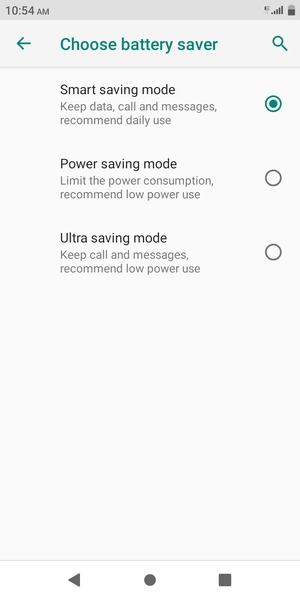 Select your preferred option