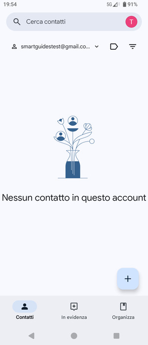 Seleziona Organizza