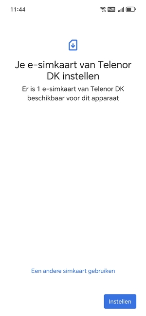 Selecteer Instellen
