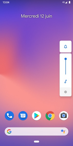 Sélectionnez Sonore pour passer en mode vibreur