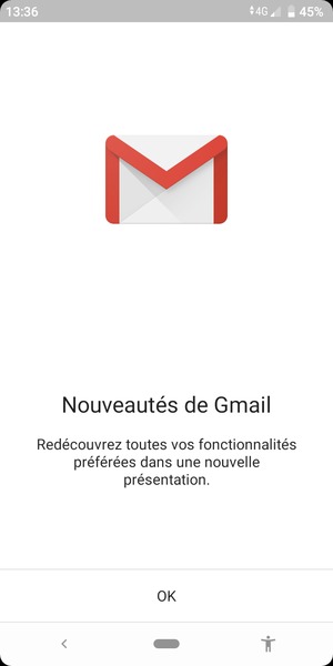 Sélectionnez OK