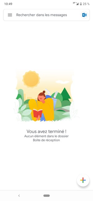Votre messagerie Gmail est prête à l'emploi
