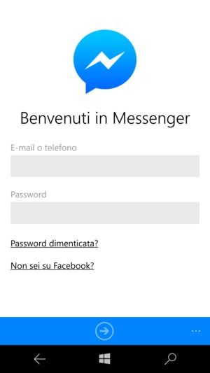 L'app è pronta per l'uso