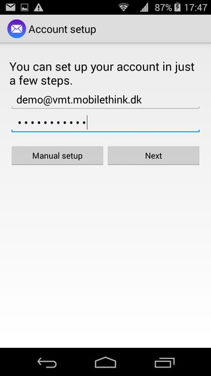 Enter your Email address and Password. Select Next