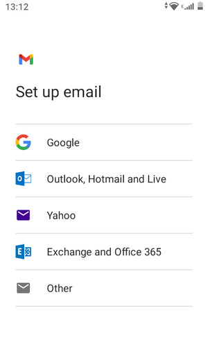 Select Outlook, Hotmail and Live