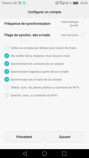 Sélectionnez Suivant