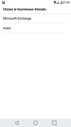 Sélectionnez Autre