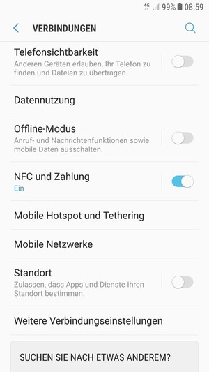 Wählen Sie Mobile Netzwerke